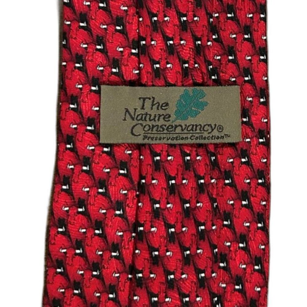 Red Silk Tie from the Nature Conservancy